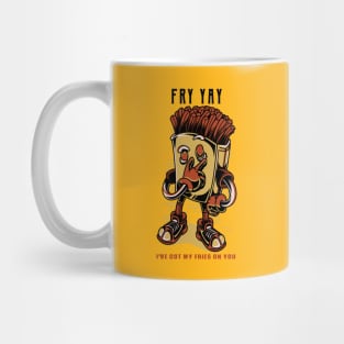 Fry yay - Fries Pun Mug